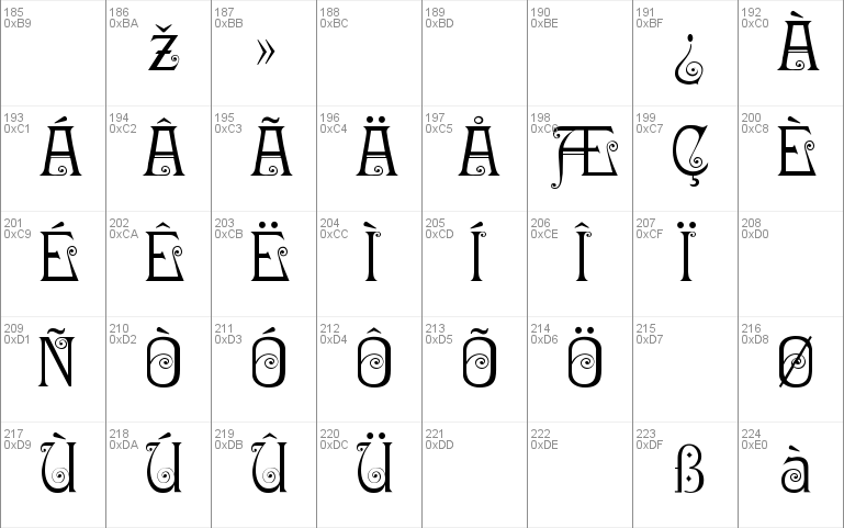 Ringlet-Regular Font