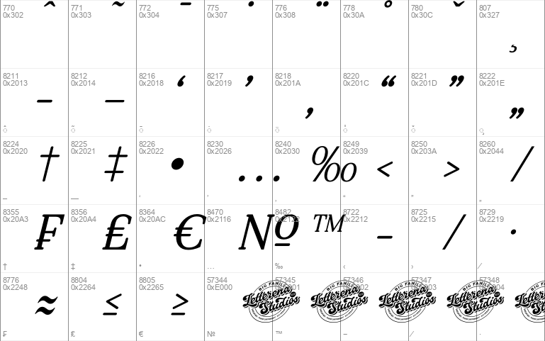 Regime Misfiles Italic DEMO VER