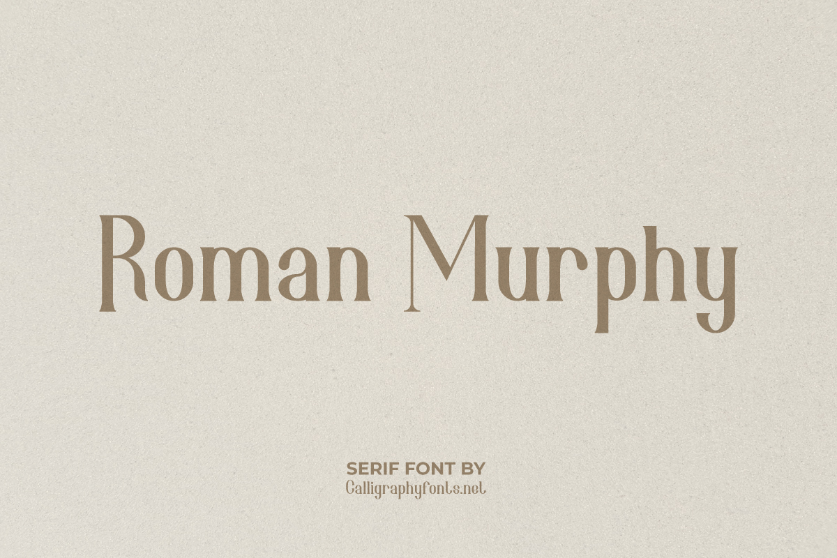 Roman Murphy Demo