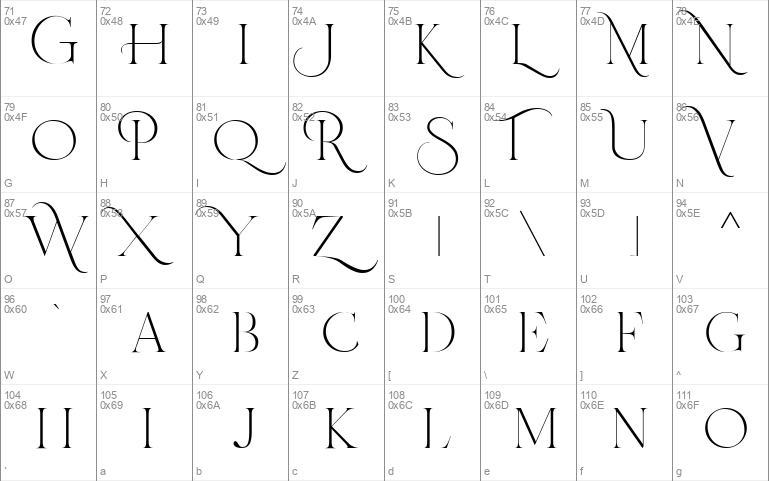 Rusilla serif