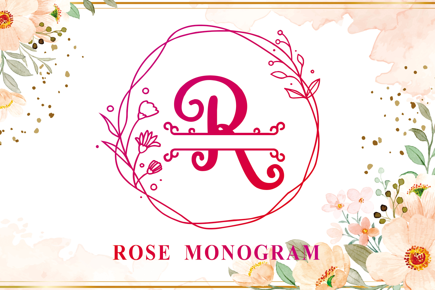 Rose Monogram