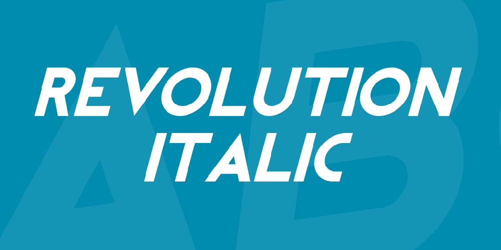 REVOLUTION Italic