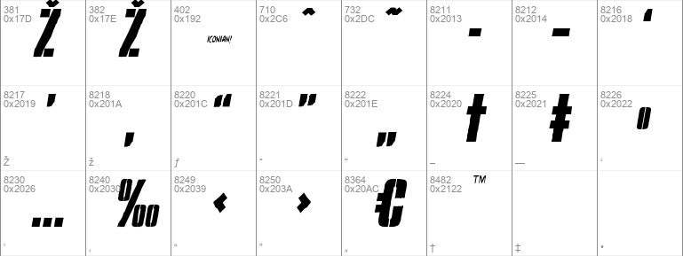 Rumble Tumble Condensed Italic