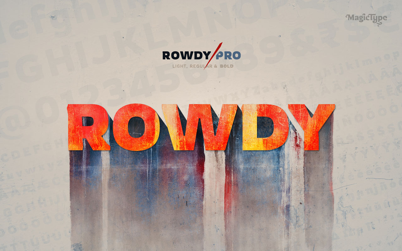 Rowdy Font Free For Personal Commercial Modification Allowed Redistribution Allowed