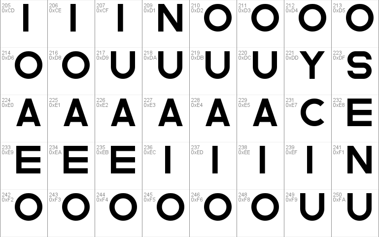 rhino single line font
