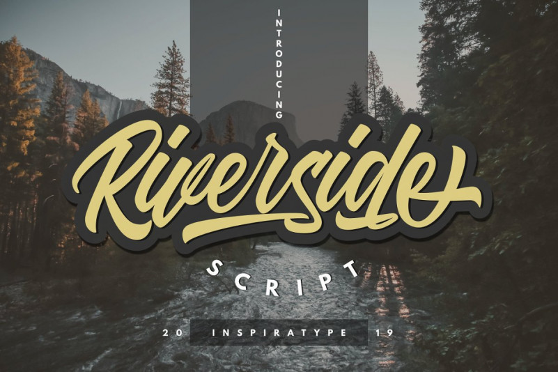 Riverside FREE calligraphy