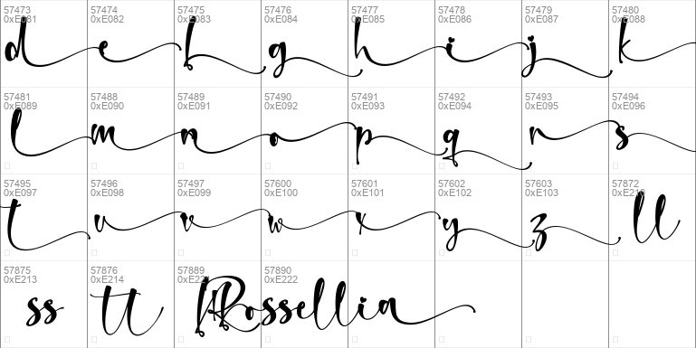 Rossellia - Personal Use