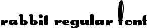 Rabbit Regular Font