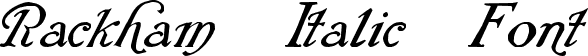 Rackham Italic Font