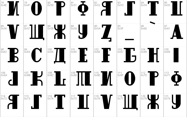 Raskalnikov NF Font