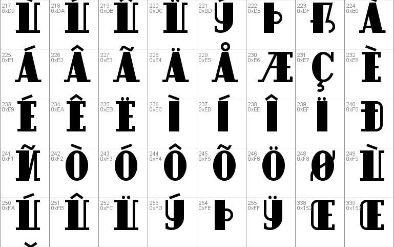 Raskalnikov NF Font