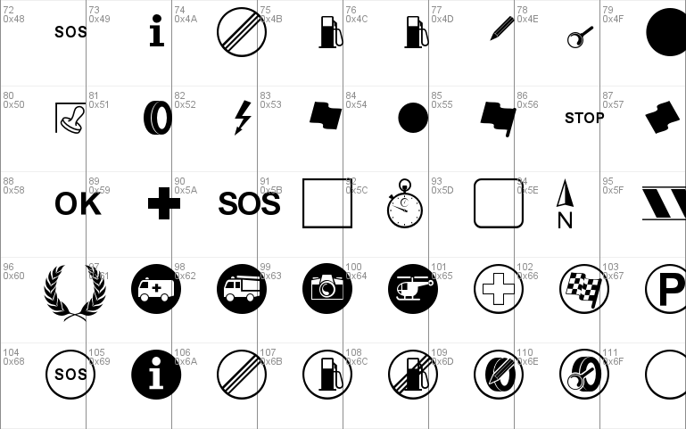 Rally Symbols