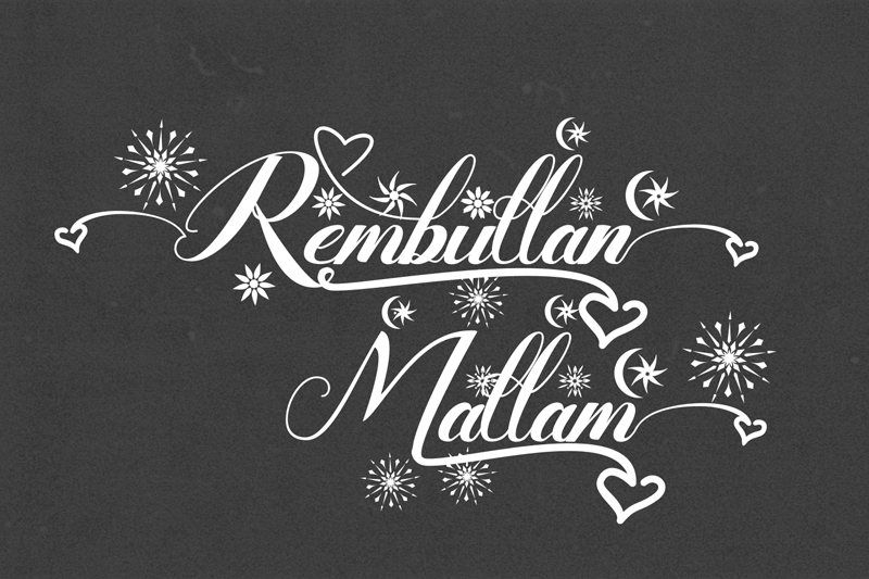 Download Free Rembullan Mallam Font Free For Personal Fonts Typography
