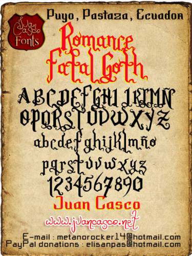Romance Fatal Goth