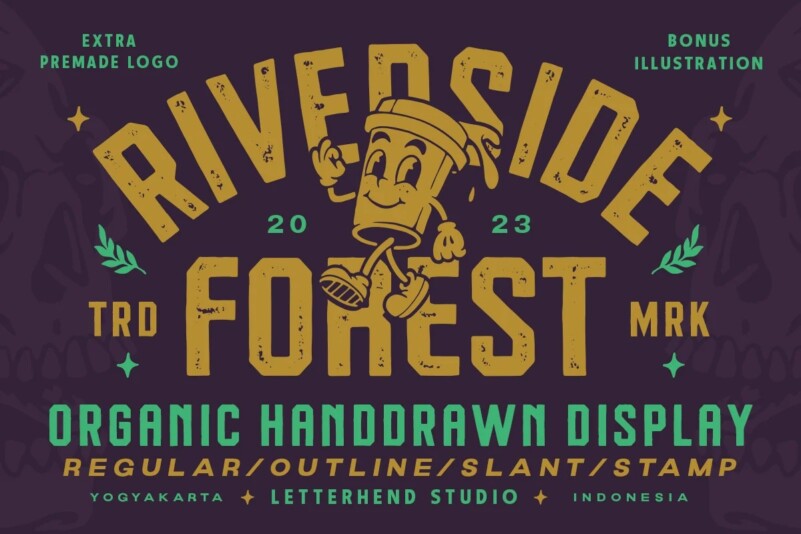 Riverside Forest Stamp Demo