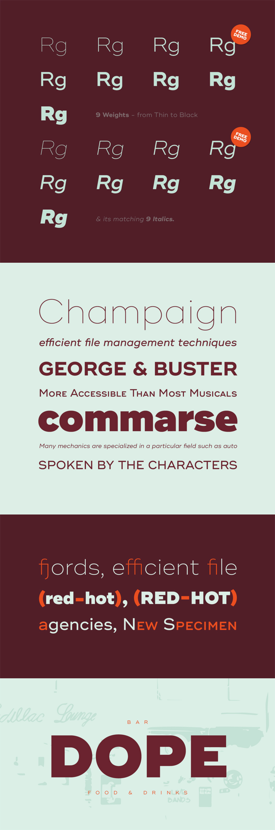 Ridley Grotesk Demo