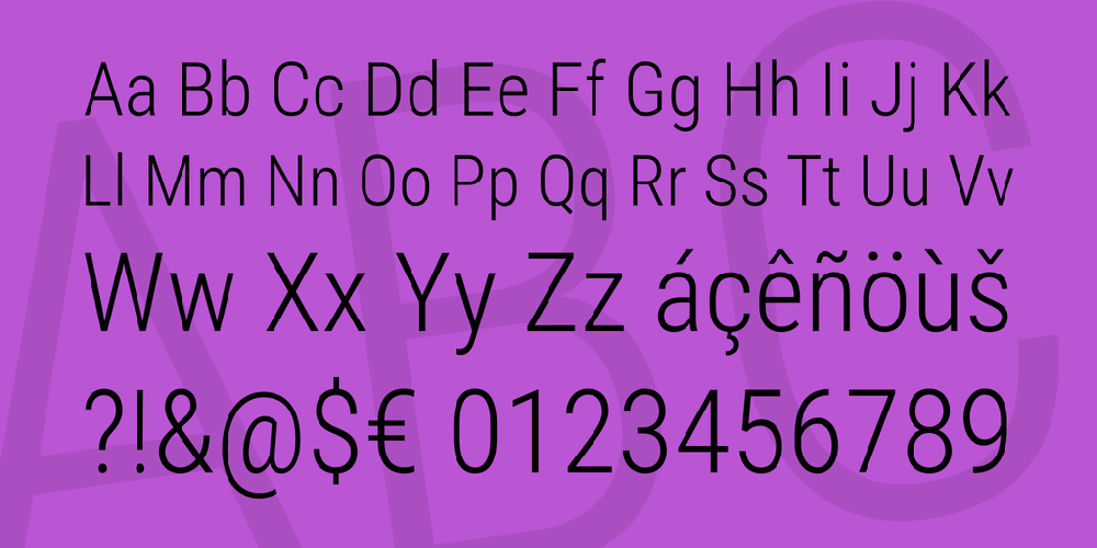 Roboto Condensed Font Free For Personal Commercial Modification Allowed Redistribution Allowed