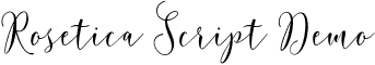 Rosetica Script Demo