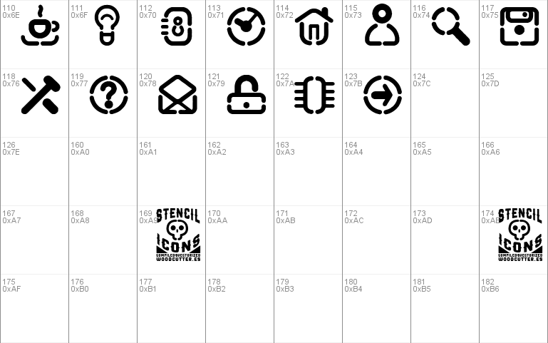 Stencil Icons