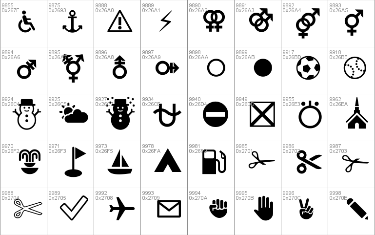 Segoe UI Emoji Windows font free for Personal