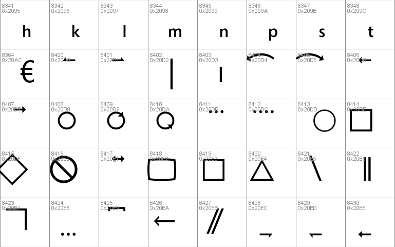restore segoe ui symbol font family