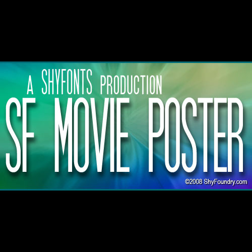 Sf Movie Poster Font Free For Personal Redistribution Allowed