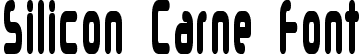 Silicon Carne Font