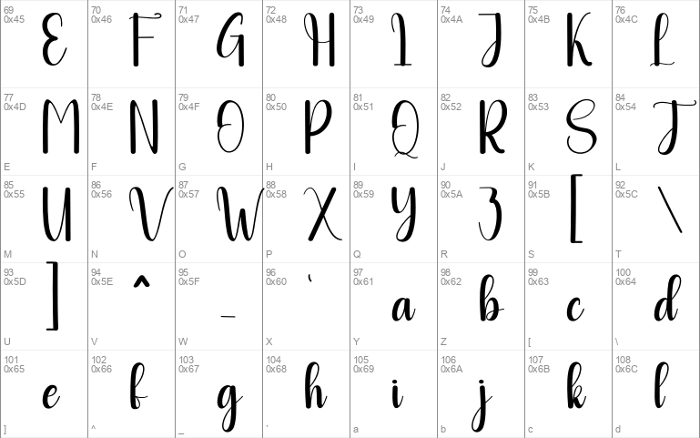 Selection Windows font - free for Personal