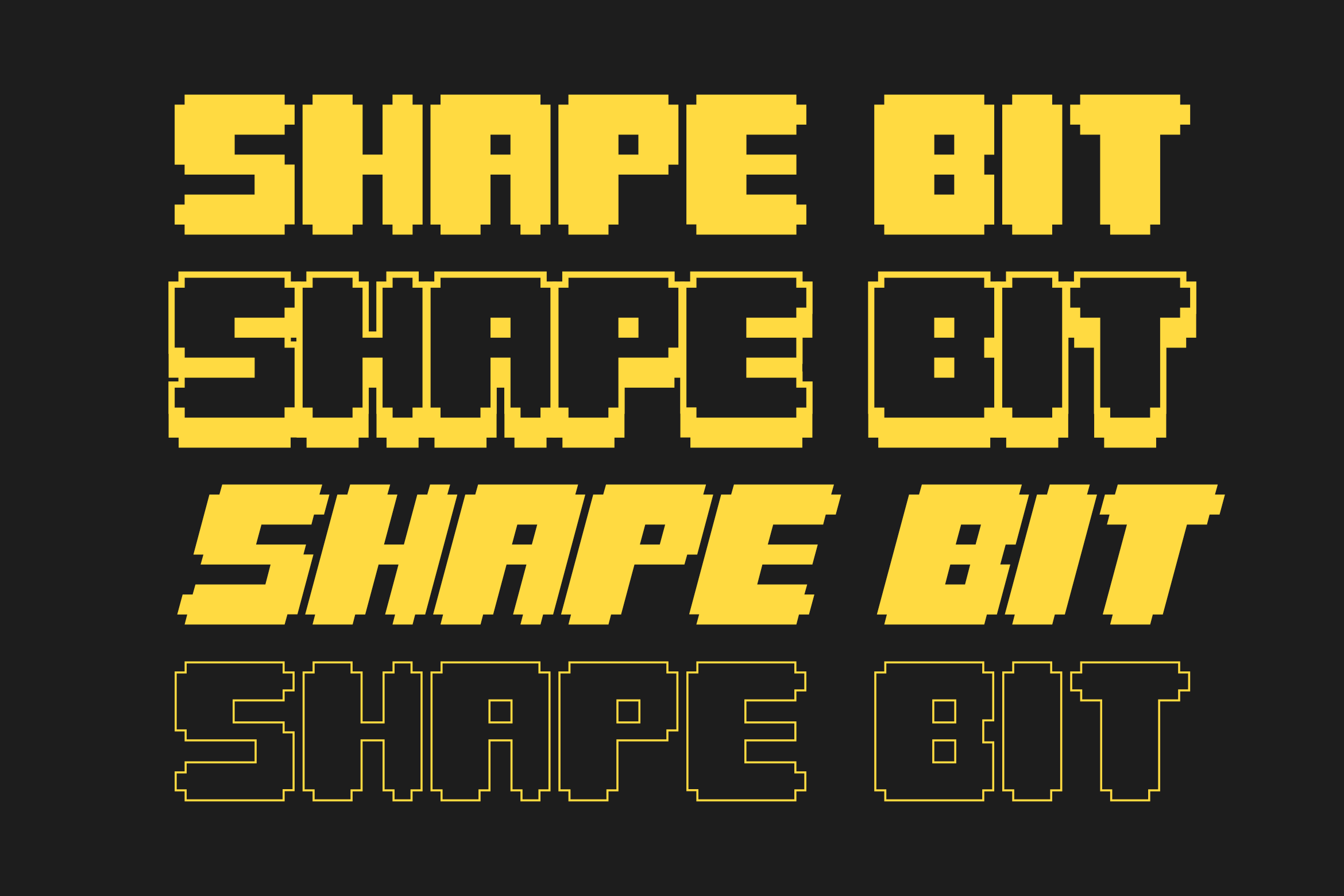 Shape Bit