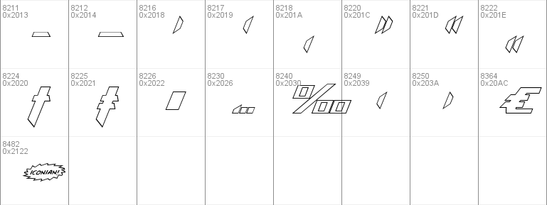 Snubfighter Outline Italic