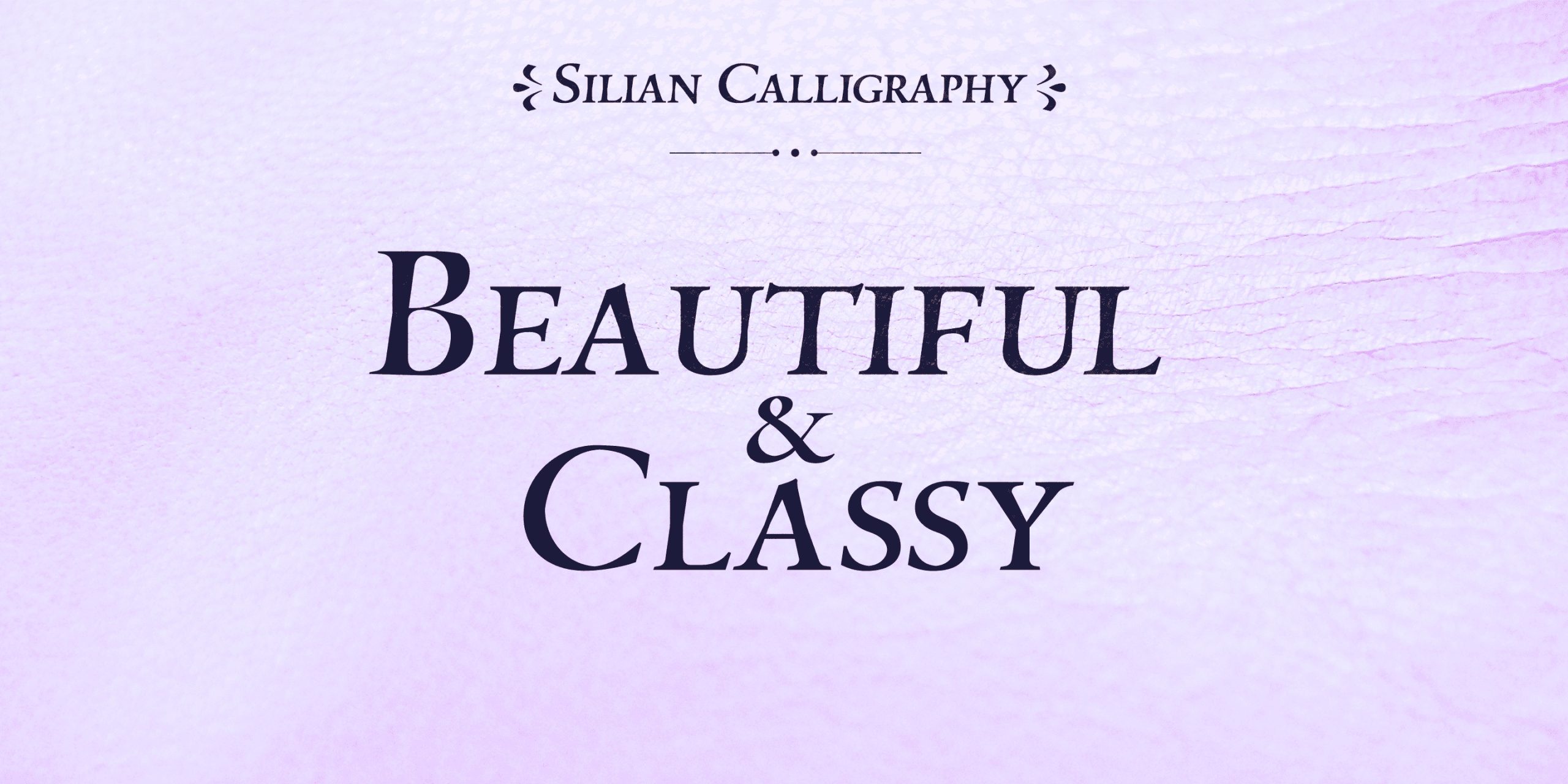 Silian Calligraphy PERSONAL