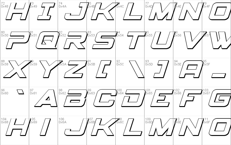 Spy Agency 3D Italic