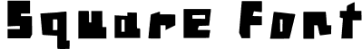 Square Font