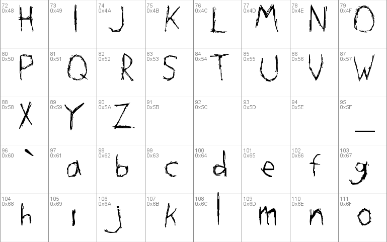 SOME RINGS font