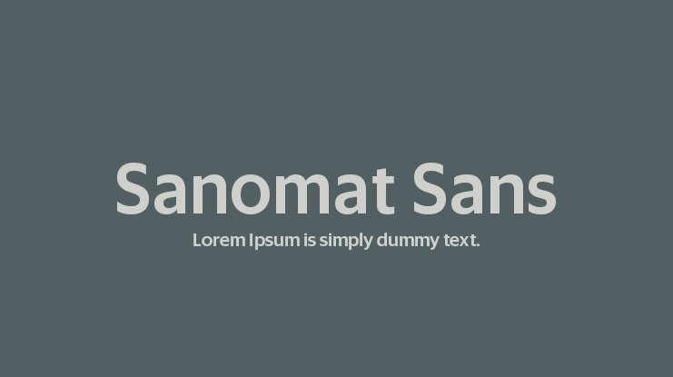 Sanomat Sans Blk Trial