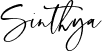 Sinthya handwritten