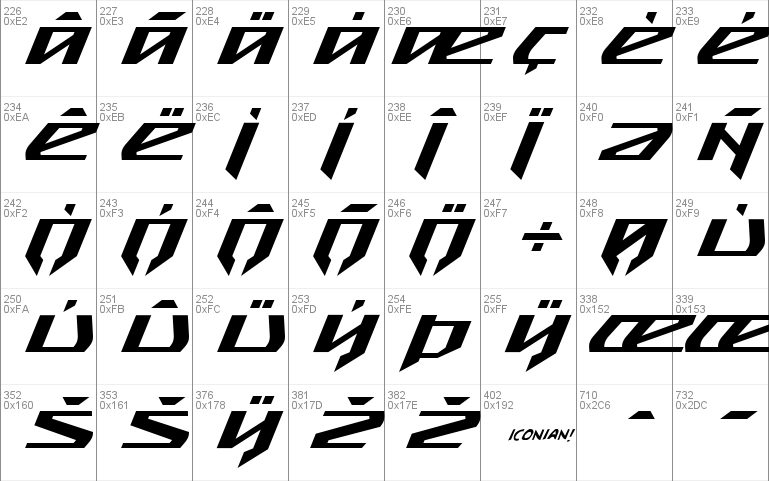 Snubfighter Expanded Italic