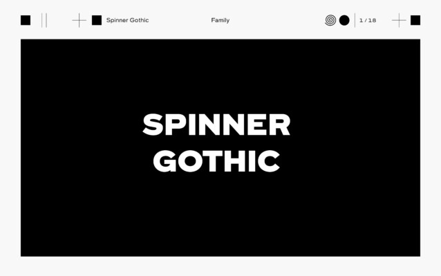 Spinner Gothic Trial Black