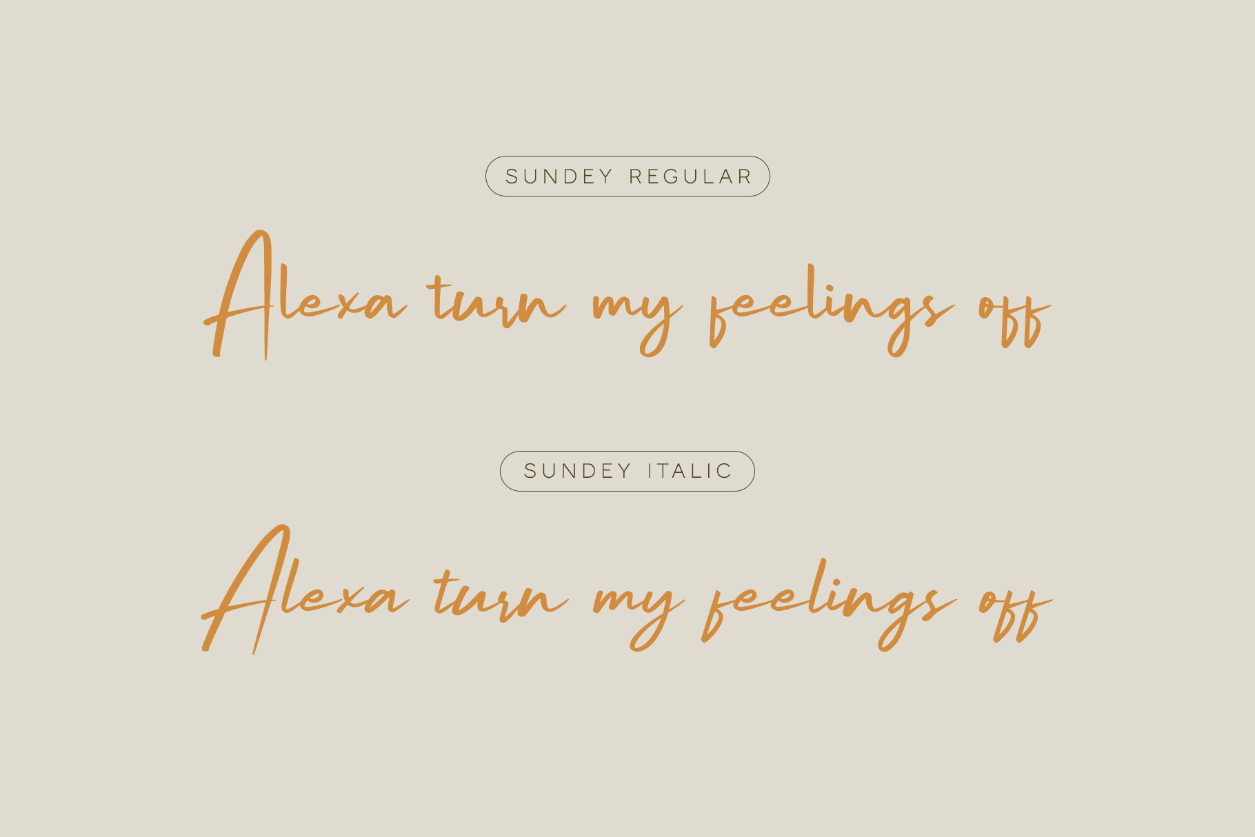 Sundey Free Italic