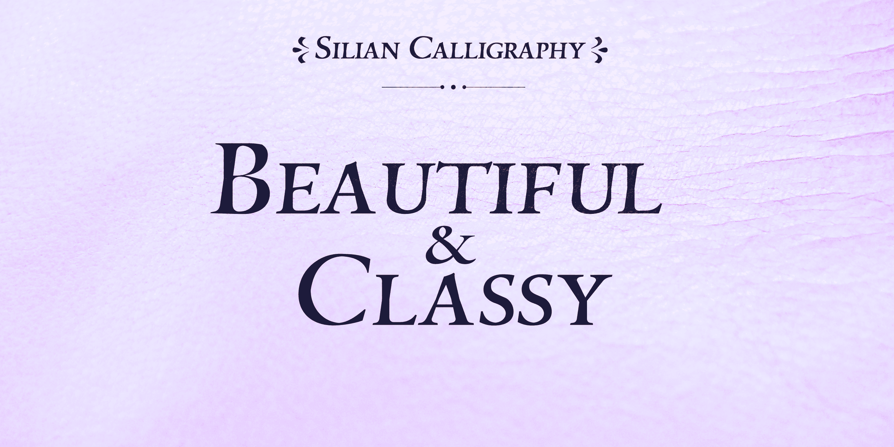 Silian Calligraphy Light PERSONAL