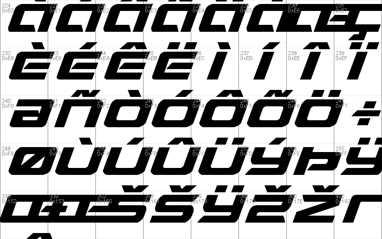 Starduster Expanded Italic