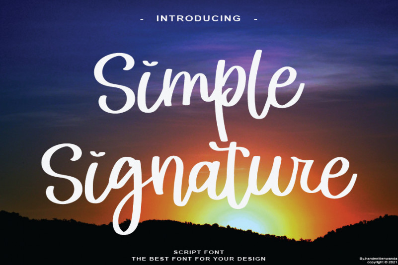 Simple Signature