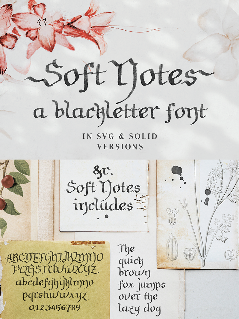 Soft Notes SVG Sample