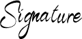 Signature