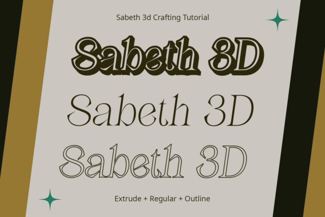 Sabeth 3D Demo ExtrudeRight