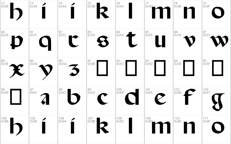 Spanish Round Bookhand