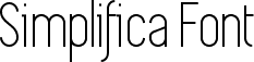 Simplifica Font