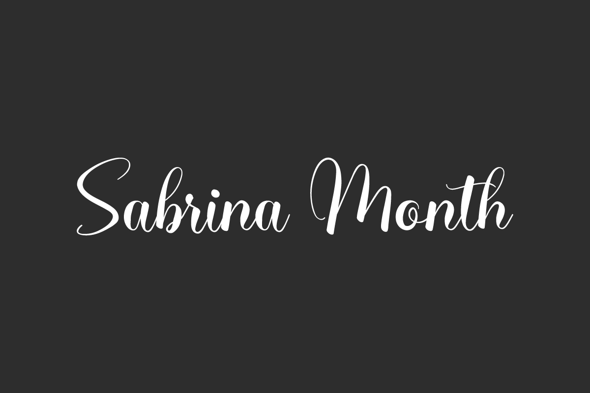 Sabrina Month Demo