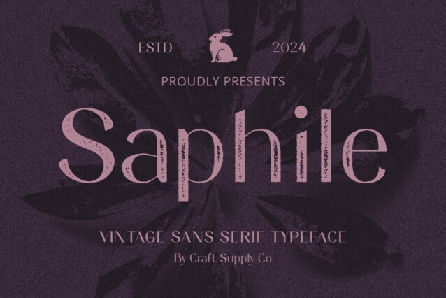 Saphile Vintage Demo Stamp
