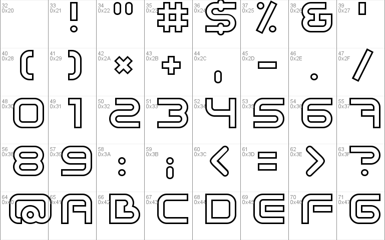 Sci Fied X Outline